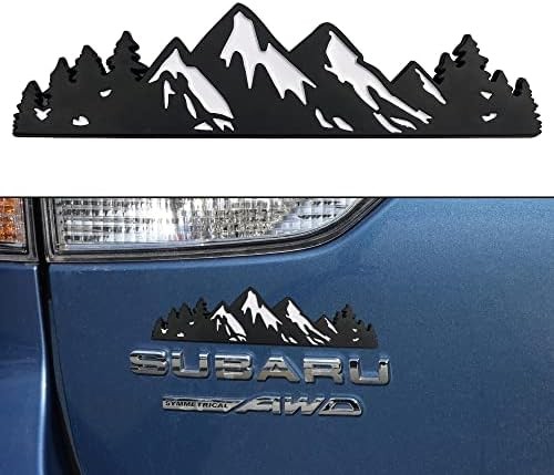 Zhizhong 7 Inch Snow Mountain Tree Emblem, Trunk Tailgate Mountains Graphic B…