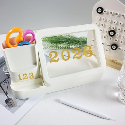 1040 Pieces Small Number Stickers, 1/2",1",2" Waterproof Vinyl Self Gold