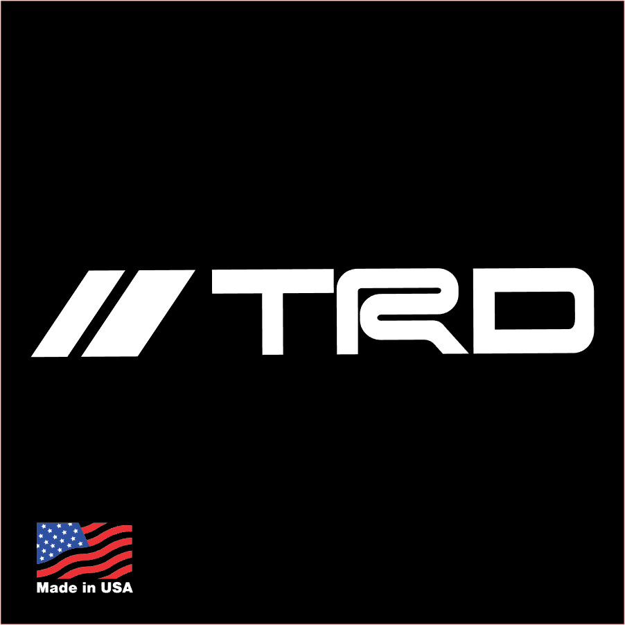 Toyota Racing Development TRD Decal – Many colors available – Free Shipping