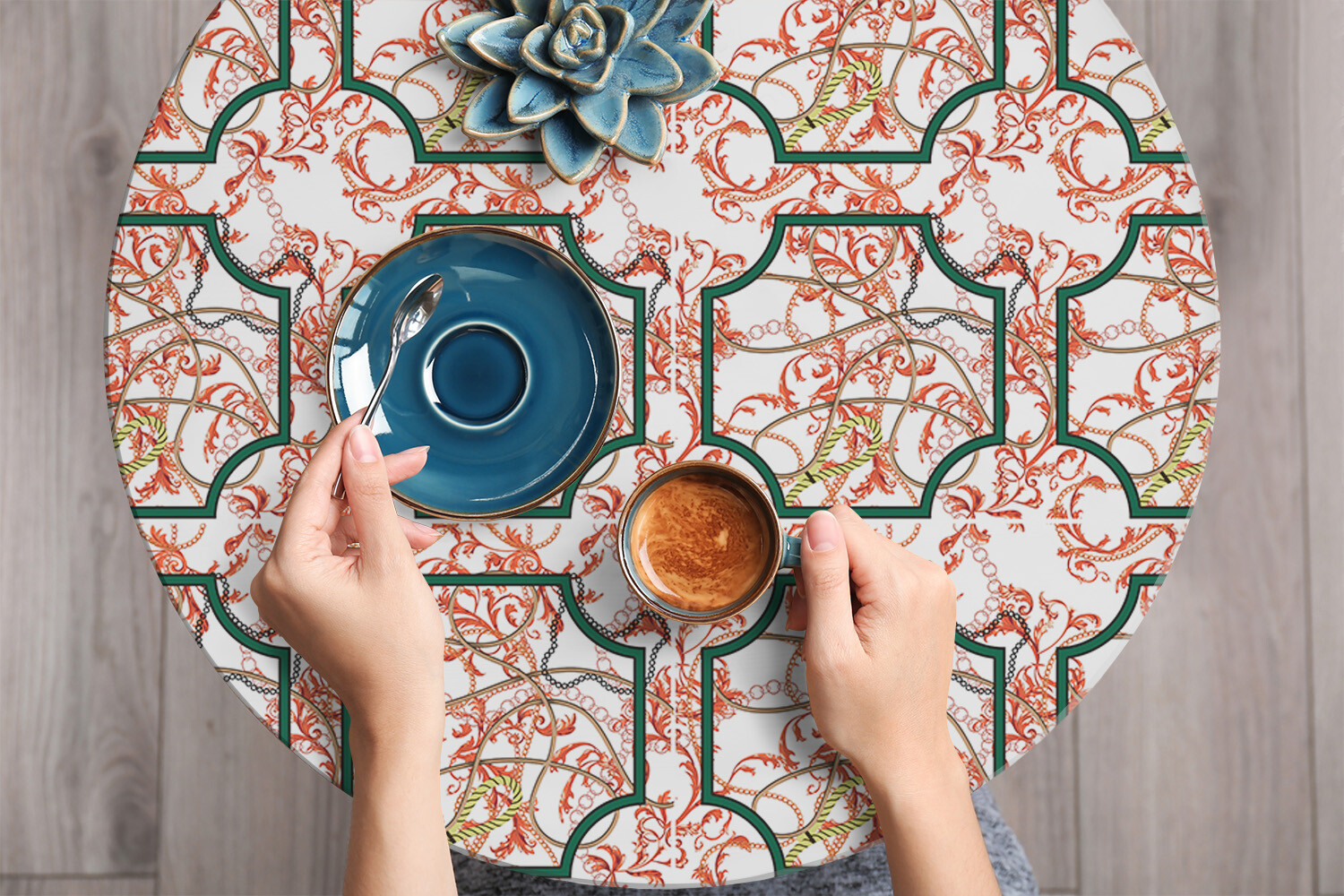 Wall Door Furniture Adhesive Decorative Sticker Decal Ethnic pattern 100×50