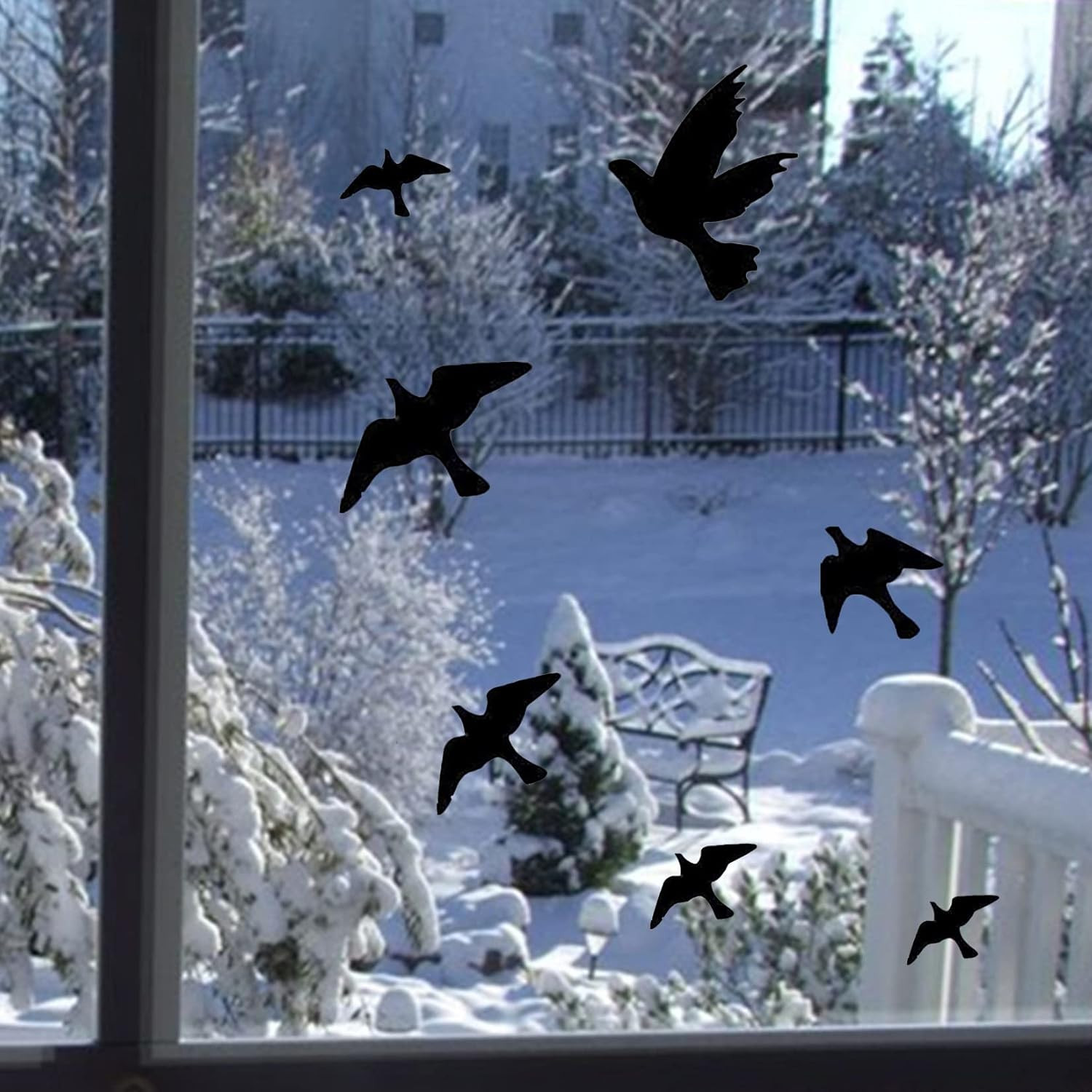 Anti-Collision Window Bird Stickers Decals Glass Door Protect and save Bird Stri
