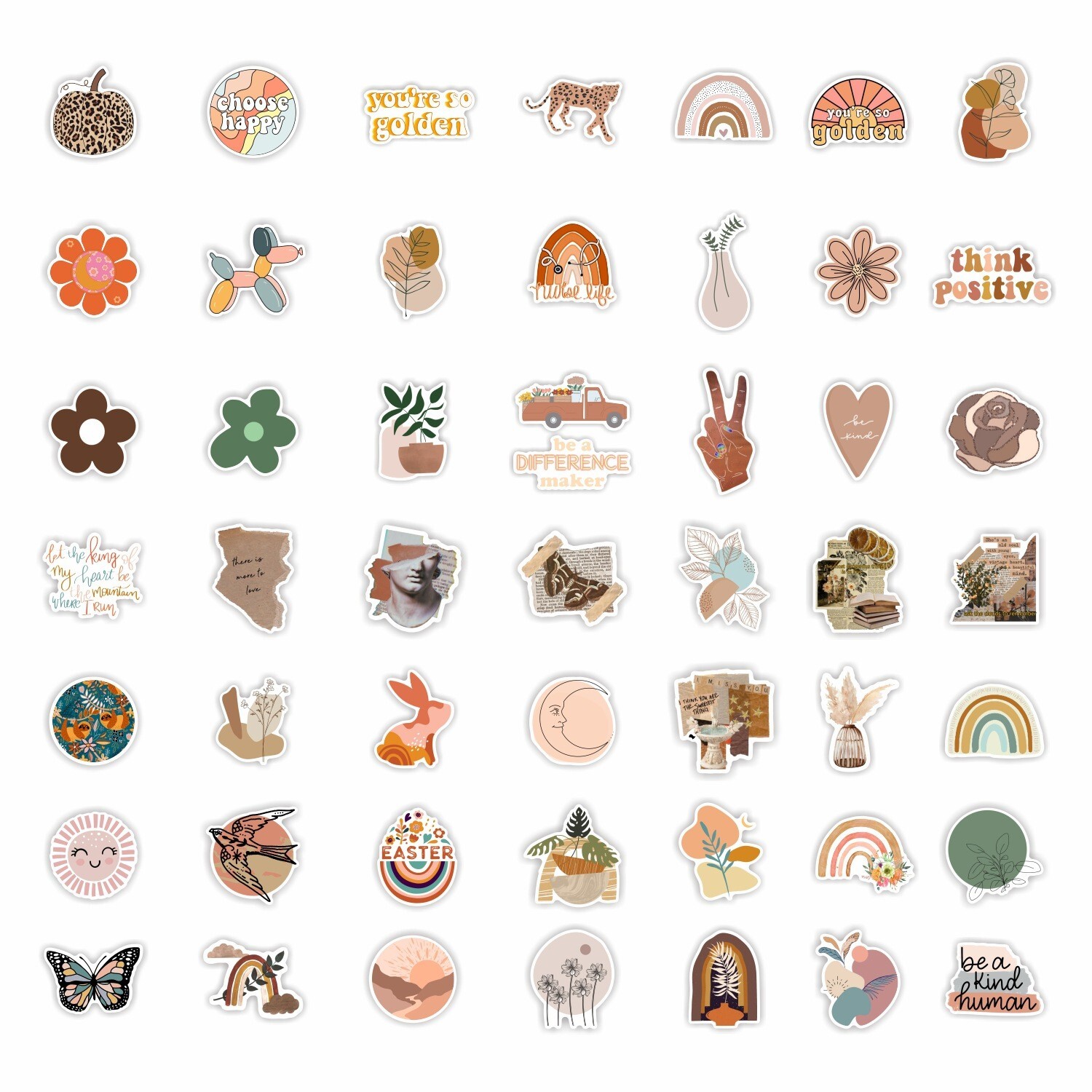 150pcs Famous Painting Vinyl Stickers, Artist Matisse Bauhaus VanGogh, 070100207