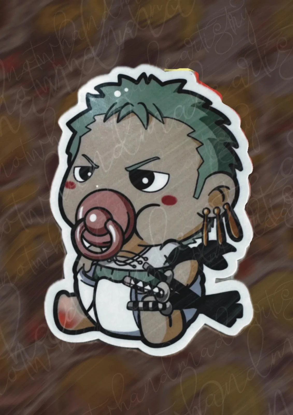 One Piece Pirates Zoro Weatherproof Stickers
