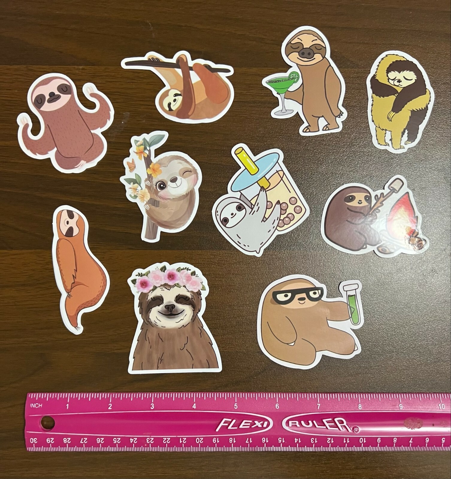 SLOTH (C)~ Cartoon~ Stickers Pack~ anime 50 PC