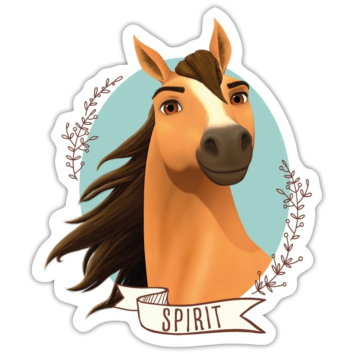 Spirit – Wild Horse Sticker, max. 4 x 4"