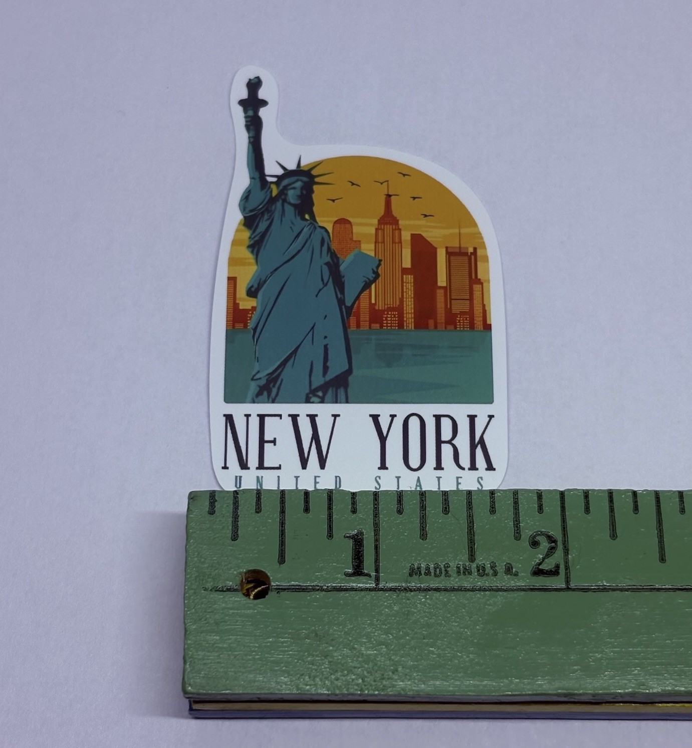 New York United States Sticker Skyline Art Decal Vinyl Country Souvenir Tc9
