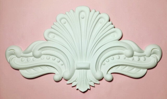 Plaster Ornament in Gold, Silver, Bronze etc. Relief, Decoration "Athene"