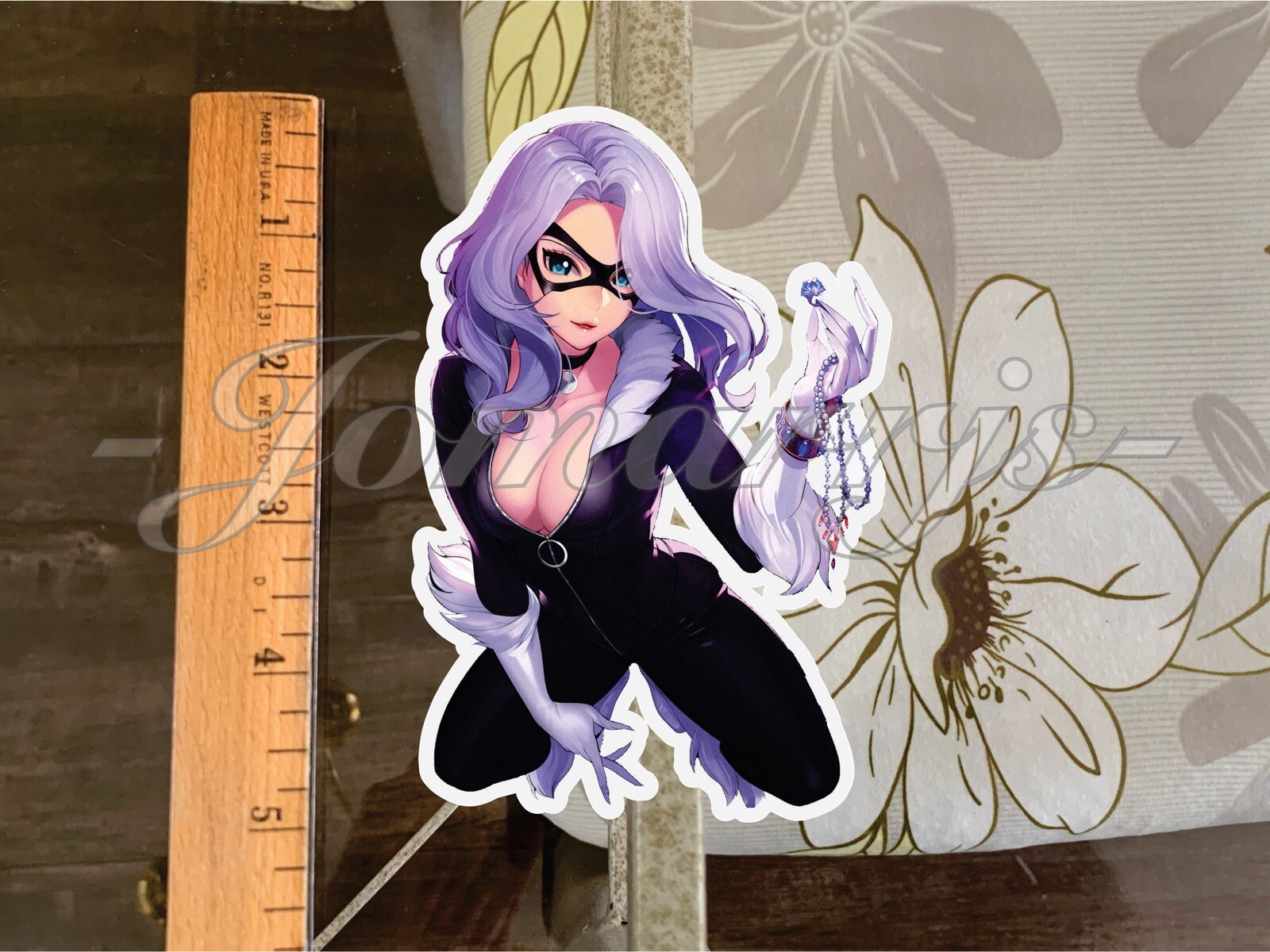 Spiderman – Anime – Black Cat "Heist" Custom Sticker Decal manga Marvel sexy art