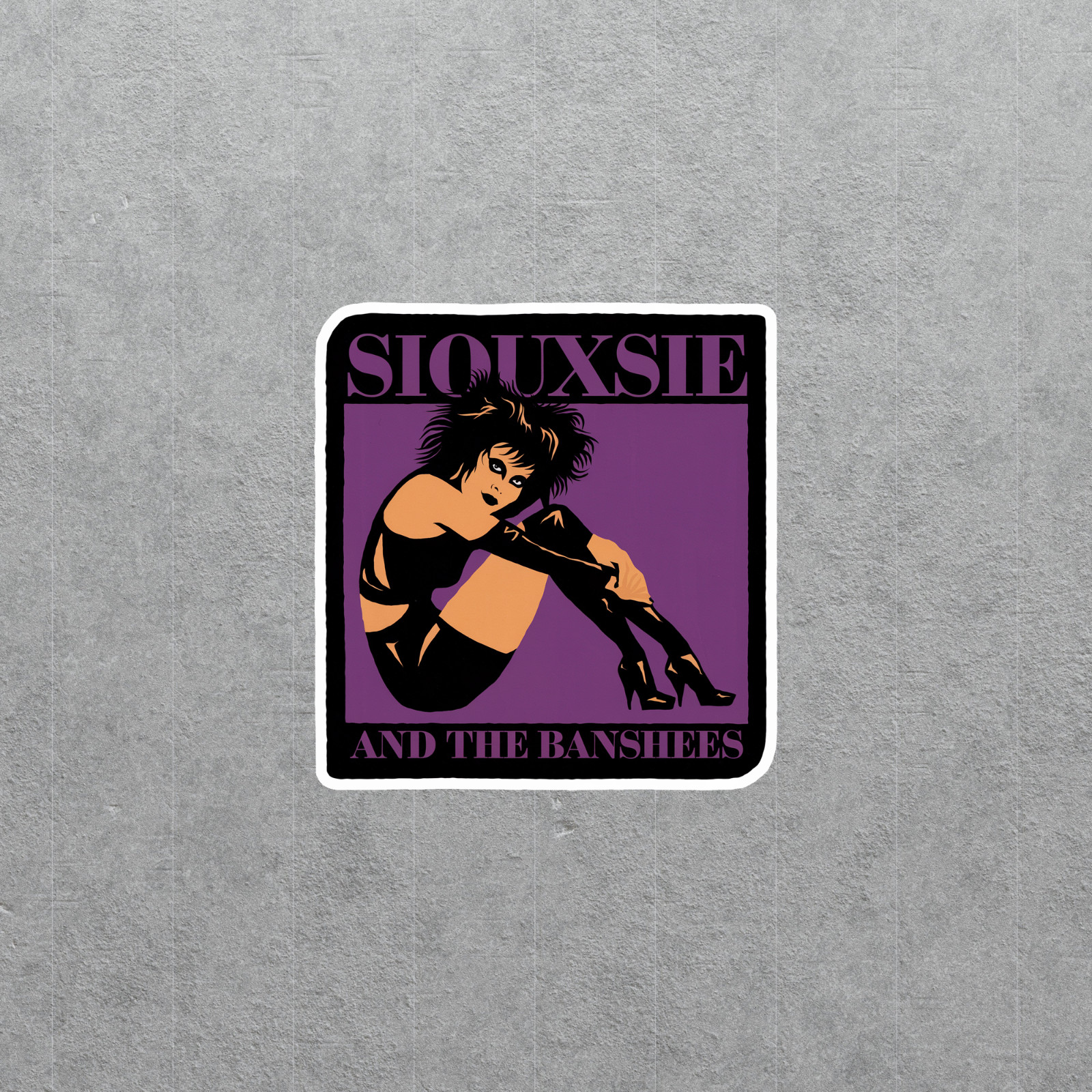 Siouxsie and the Banshees Sticker – Retro 80s Goth Punk Rock Band Decal #3893