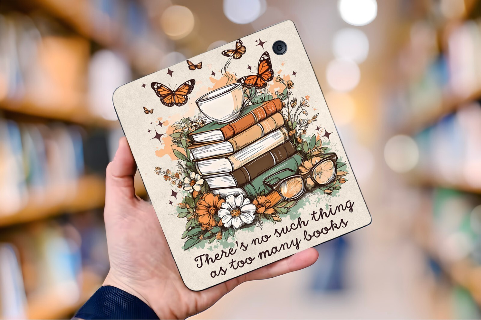 Many Books Kobo Skin Decals, Kobo Vinyl Cover, Kobo Sticker, Kobo Accessory