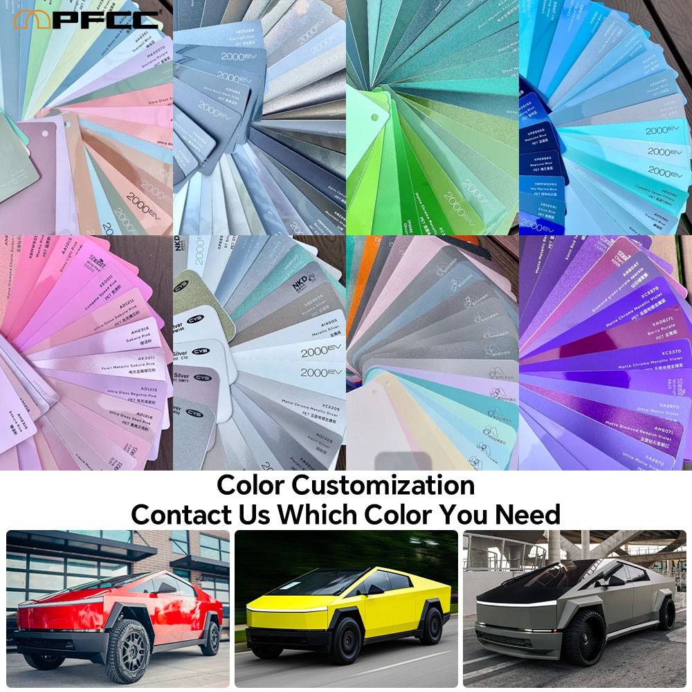 Tesla Model Y 20-23 PreCut Paint Protection Film Multi-Color Wrap Color Changing