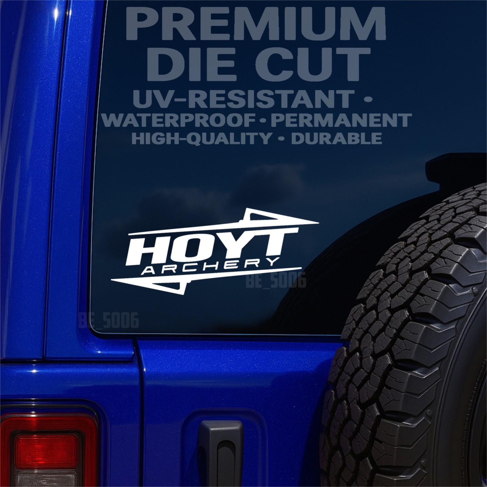 Hoyt Archery Decal | Bowhunter Sticker | Archery Logo Vinyl | Compound Bow Acces