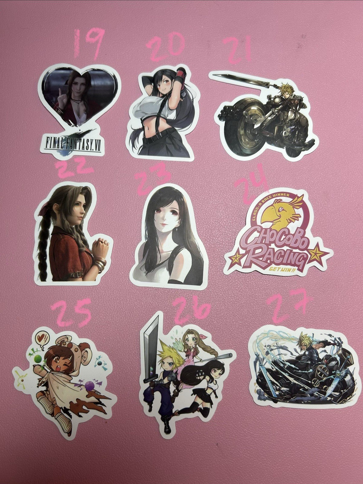 Final Fantasy And More Anime Stickers