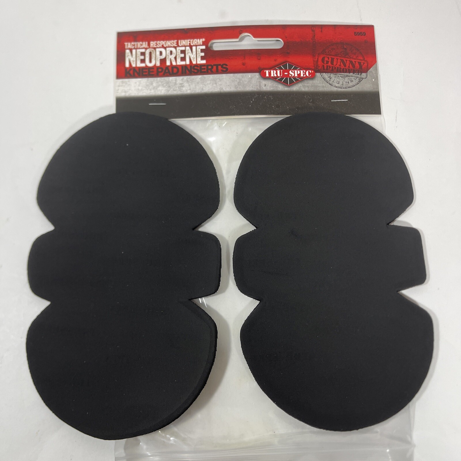 Tru Spec Tactical Neoprene Kneepads 2-Set Insert for knee pocket tac pants. New