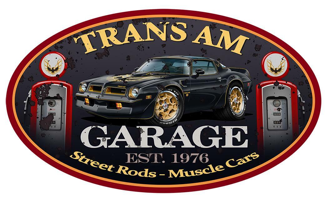 1976 Pontiac Trans Am SE Firebird Classic Garage Sign Wall Art Graphic Sticker
