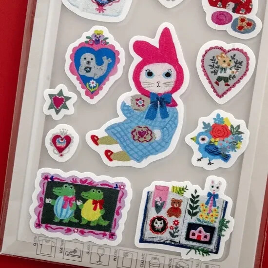Yumi Kitagishi Multi Stickers ART TIME/TEA TIME 11 Patterns 1 Each JAPAN NEW