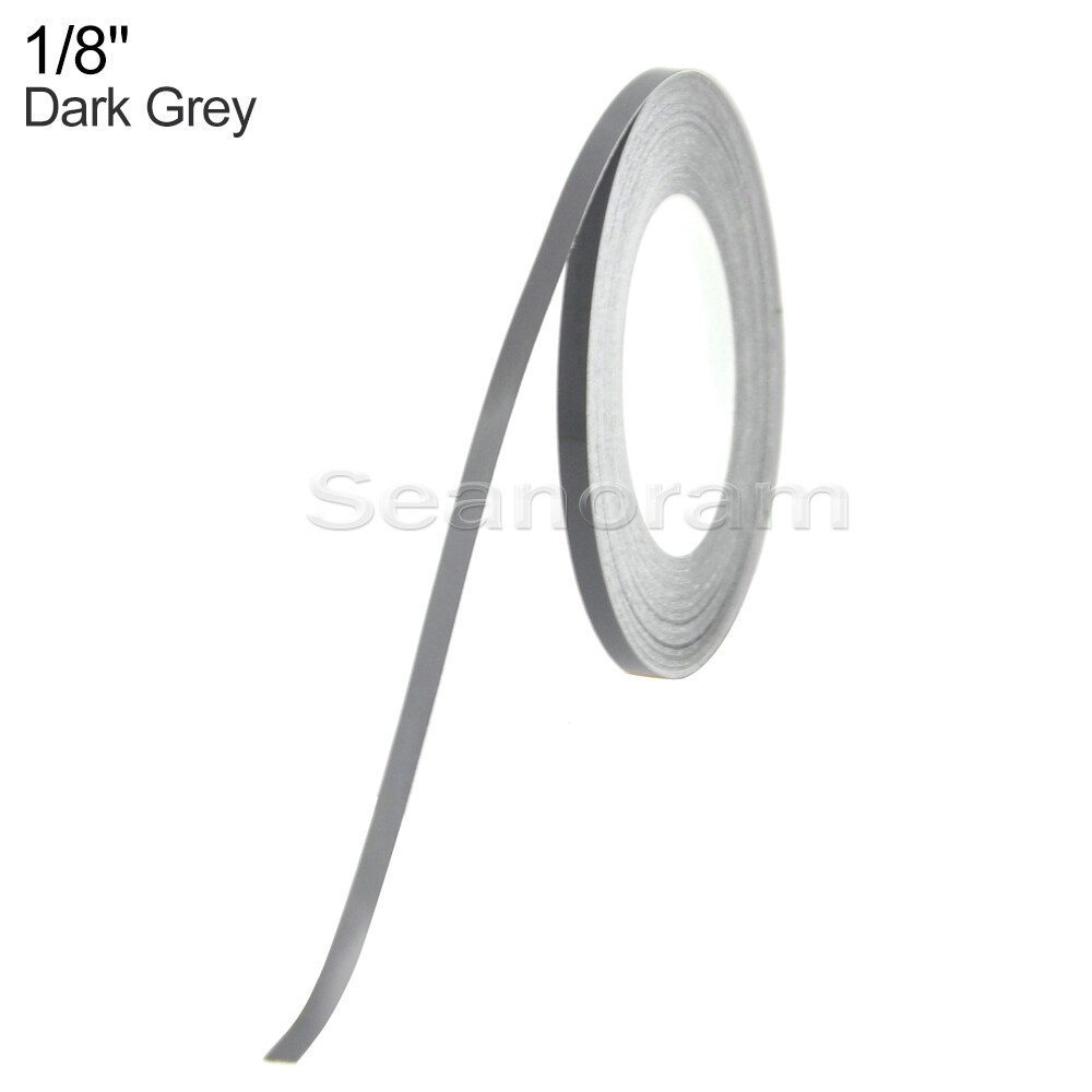1/8" 3mm Dark Grey DIY Home Shop Pinstriping Pin stripe Decal Vinyl Tape Sticker