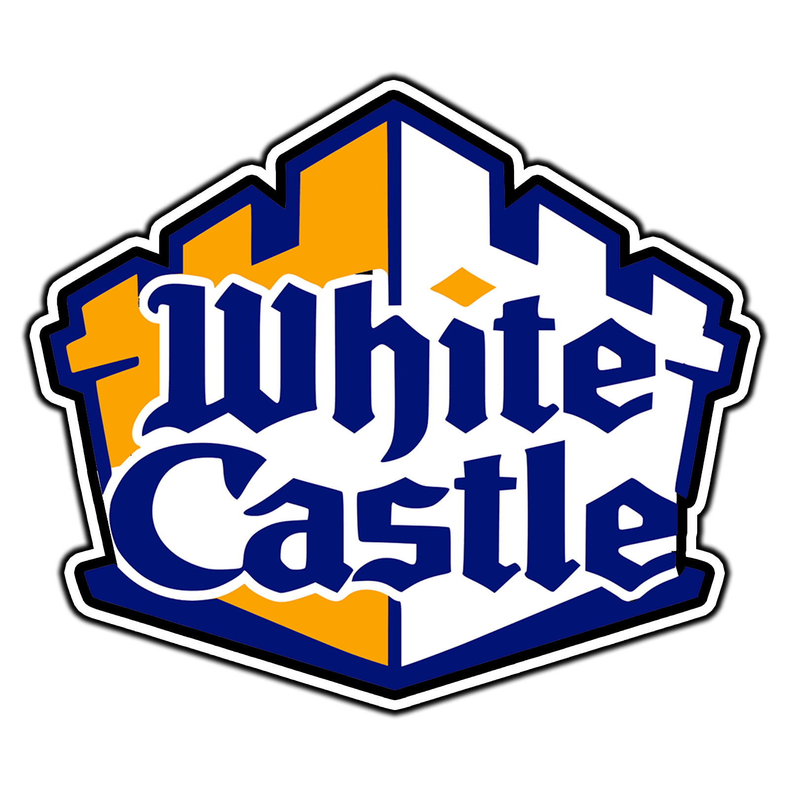 White Castle Logo #1 Sticker Waterproof Vinyl Decal Die-Cut Laptop Car