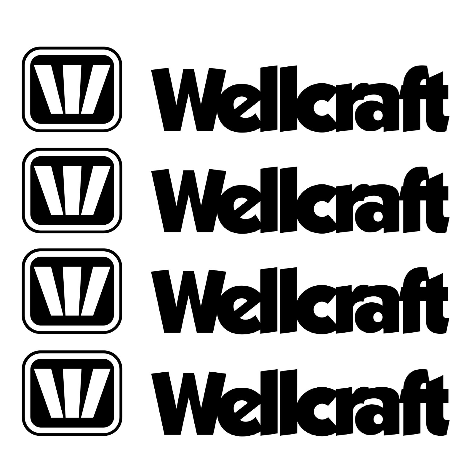 Wellcraft Decals Scarab Racing Fishing Motorboat Outboard Wellcraft Stickers