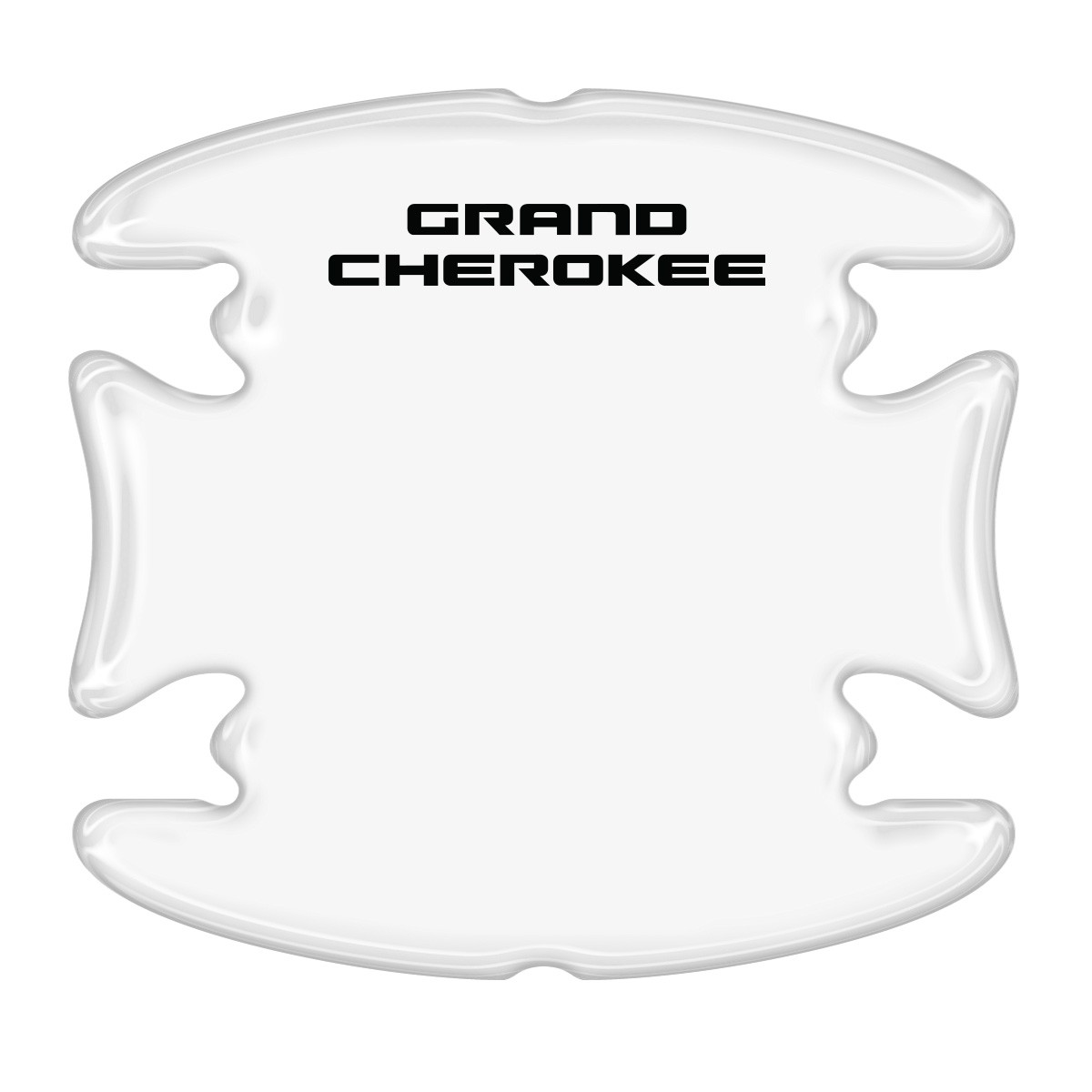 Jeep Grand Cherokee Universal Car Door Handle Cup Protector Clear Decal Sticker