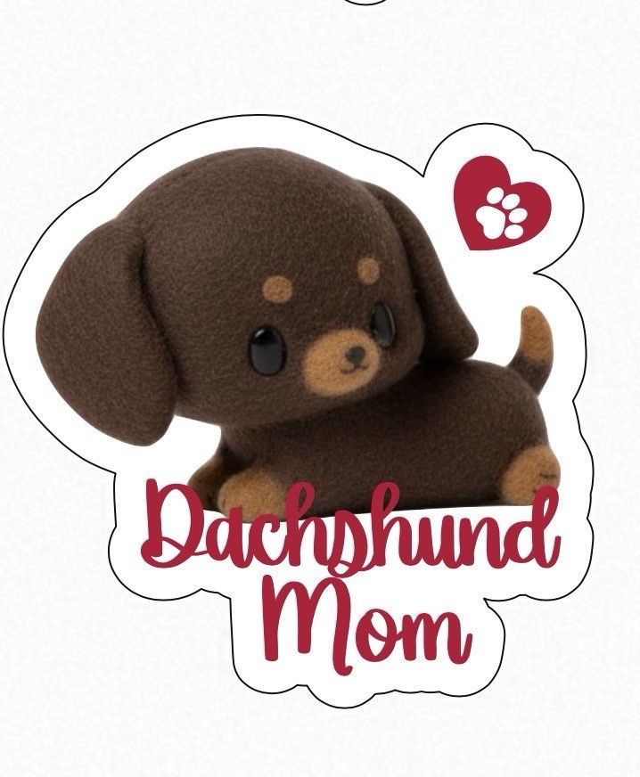 Dog Mom Puppy Breeds Iron On Transfer Decals For Tshirts, Sweatshirts, Totetbags