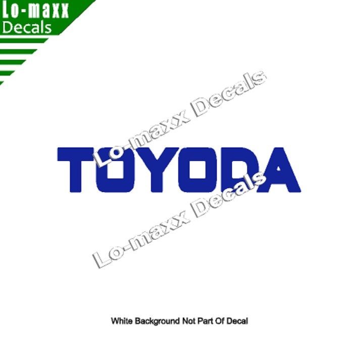 TOYODA Premium Custom Graphics Die-Cut Vinyl Decal for High-Octane Style
