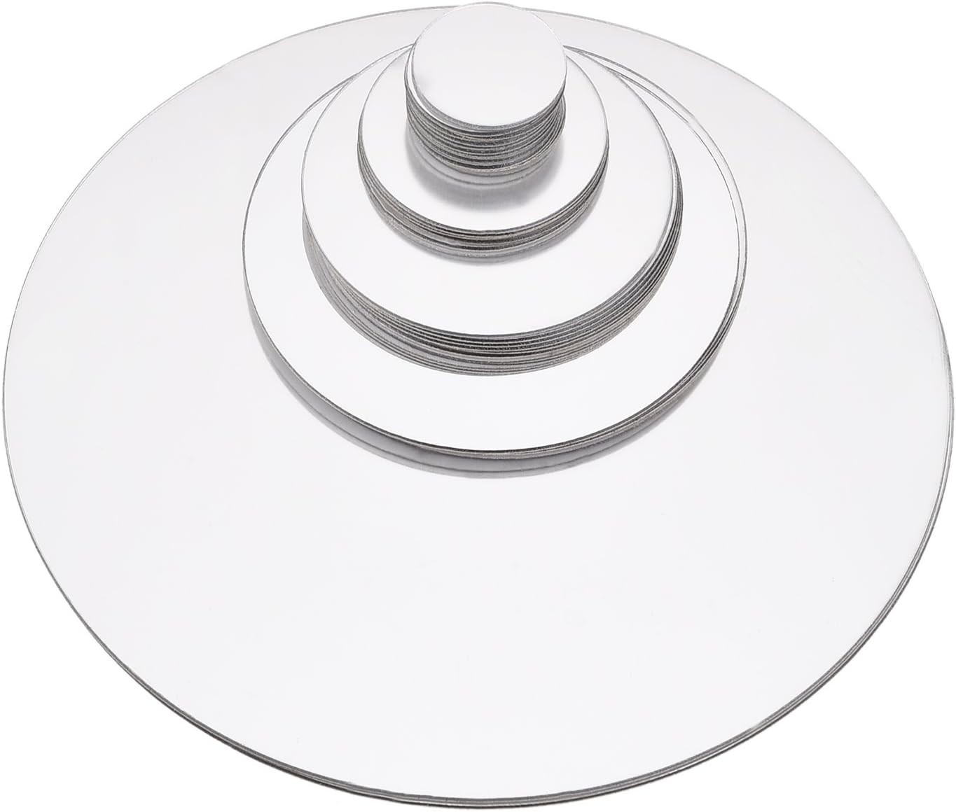 Transform Your Space with 32 Acrylic Round Mirror Wall Decals – Waterproof