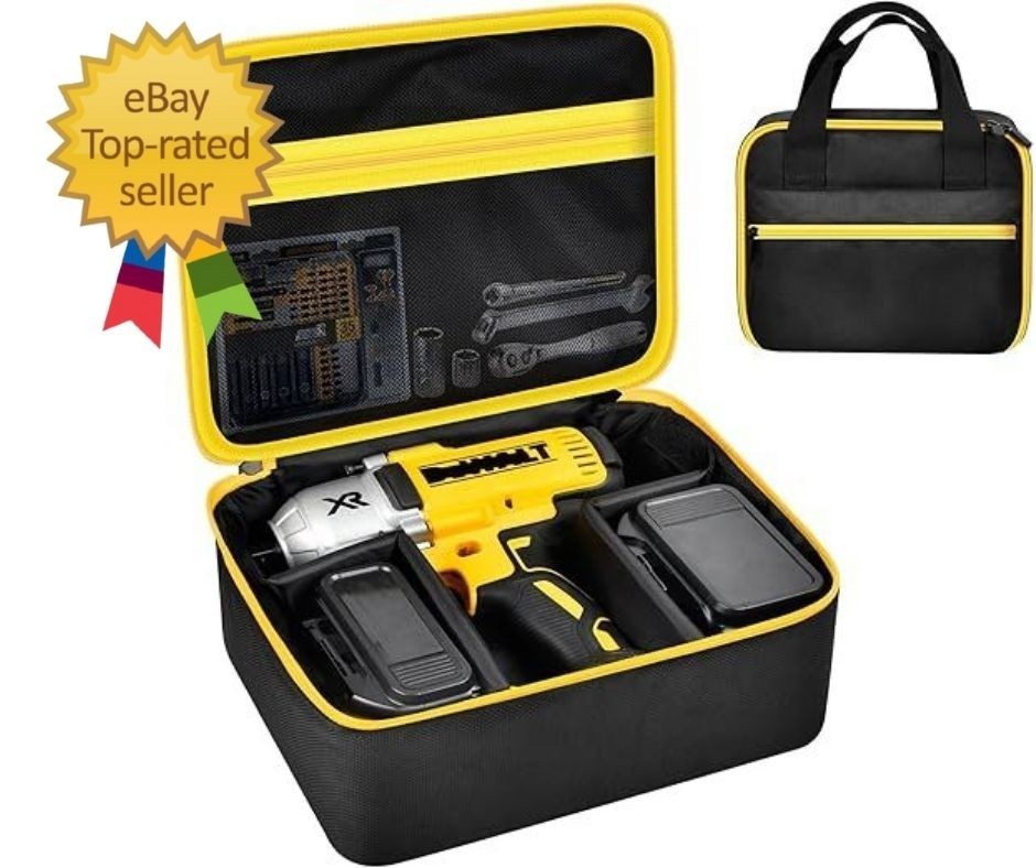 Impact Driver Bag Case Compatible with DEWALT 20V MAX XR DCF900B DCF961B DCF891B