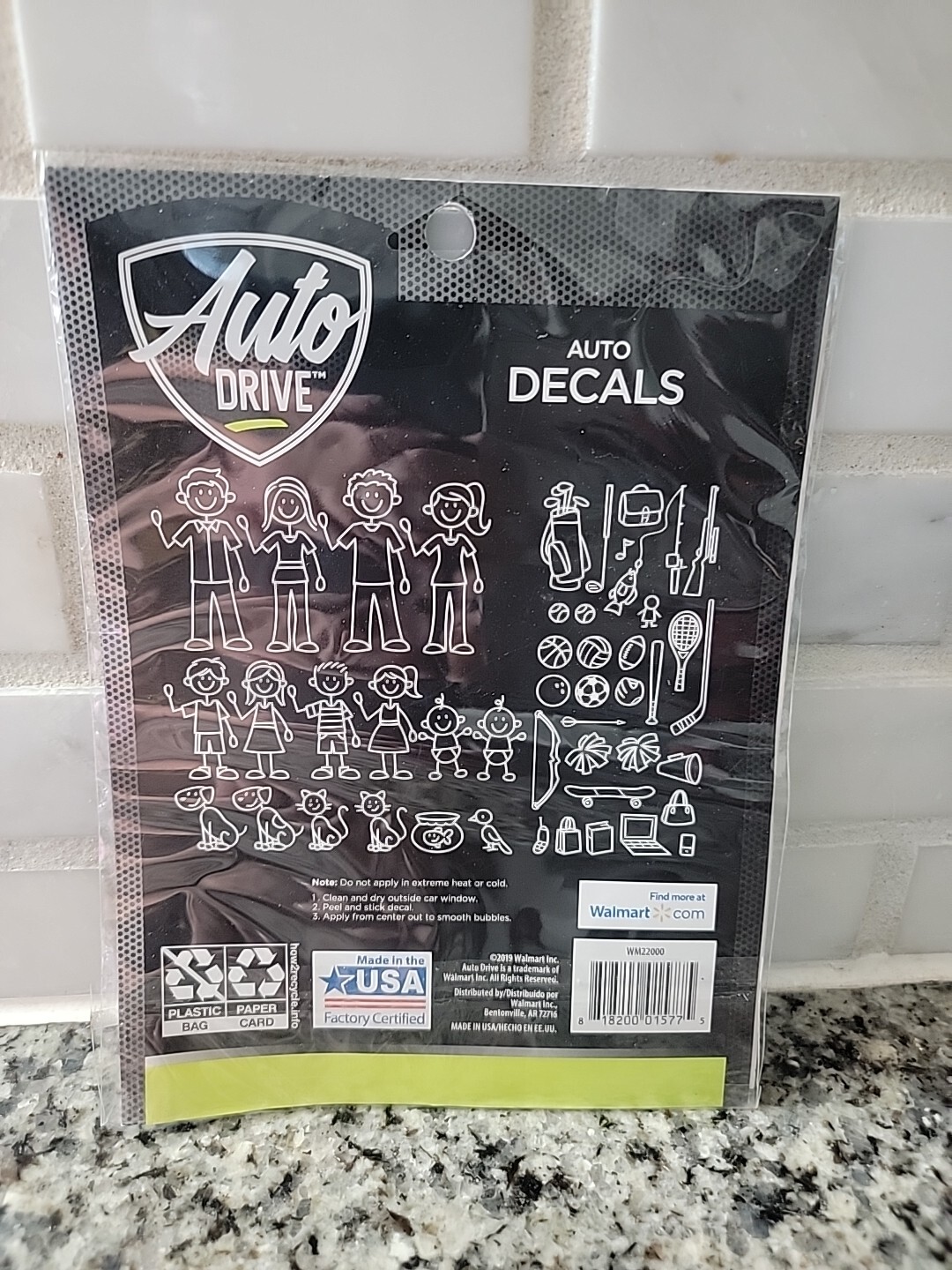 Auto Drive/Traditional Family/Decal – For Cars/Trucks/46 Exterior Brand New