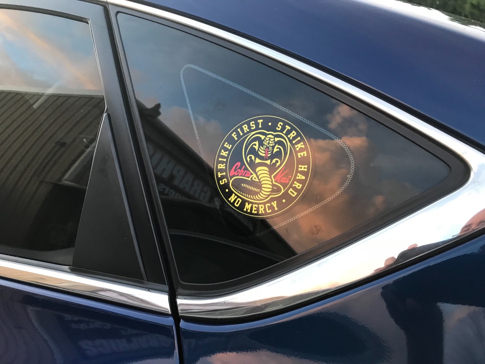 Cobra Kai Bumper Sticker Decal, Karate Kid Cobra Kia Window Sticker