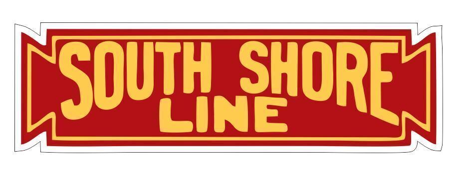 Chicago South Shore & South Bend Railroad Railway Train Sticker Decal R6989