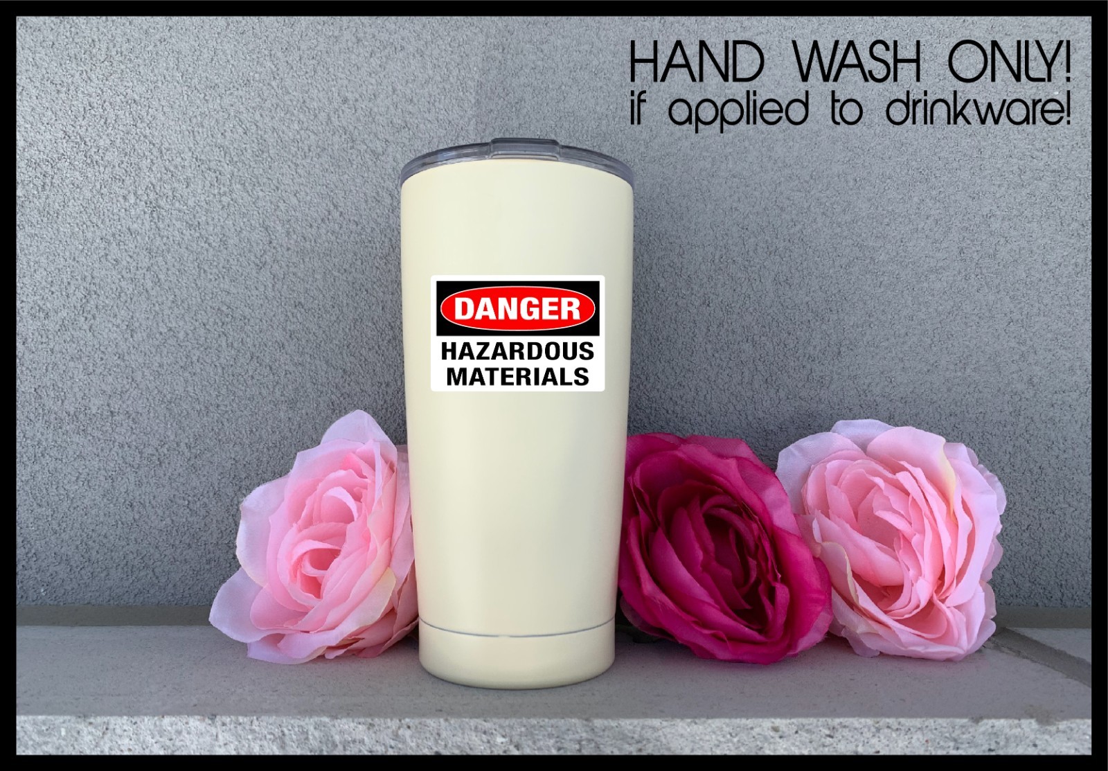 Danger Hazardous Material Sticker Decal Hazmat Safety Work Factory Shop Warning