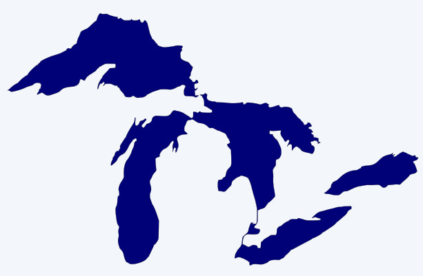 Michigan Great Lakes Vinyl Decal Sticker – You choose color and size