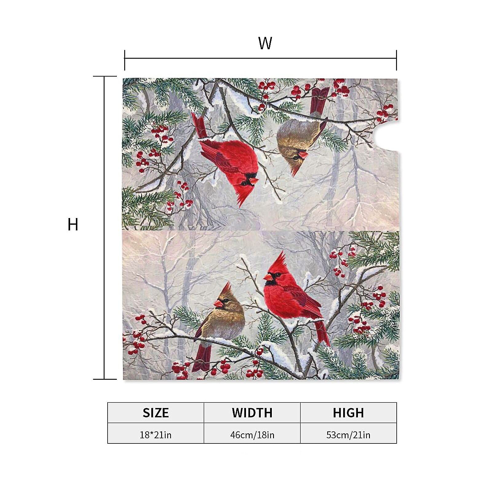 Winter Magnetic Mailbox Cover – Standard Size 18" X 21" – 18 X 21 inch, Gray