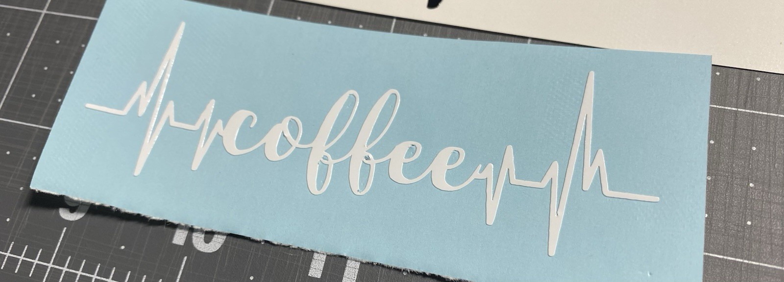 Vinyl Decal for Window – Coffee Pulse
