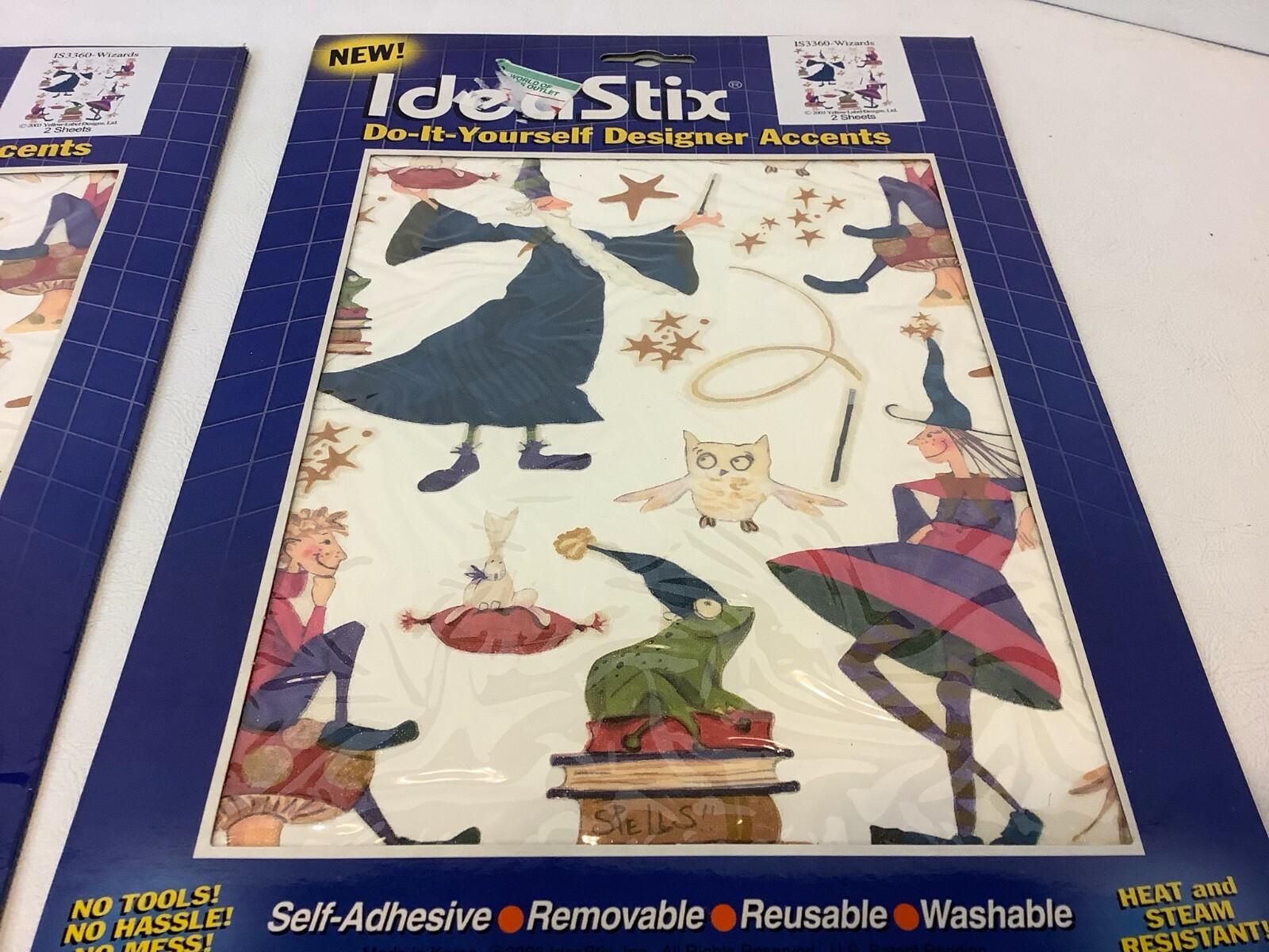 New Lot of 2 IdeaStix Do It Yourself Designer Accents Wizard 2003