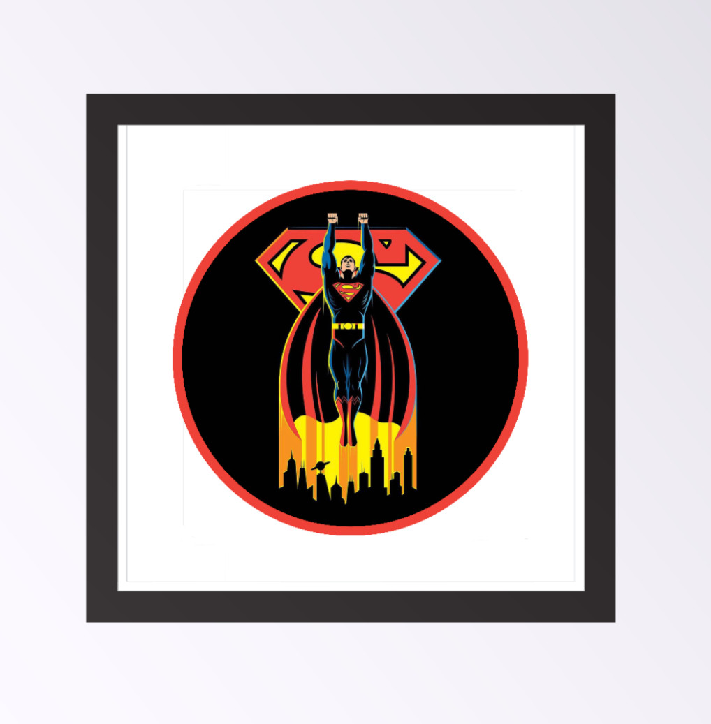 Superman (Drip Logo) – 4" Vinyl Decal Handmade Auto Cooler Laptop Decor Grill 26