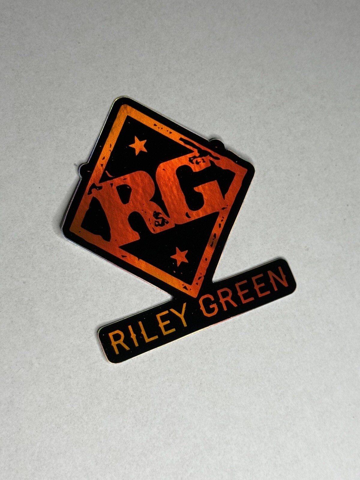 Riley Green Logo Holographic Sticker Decal 3” Die Cut Country Music