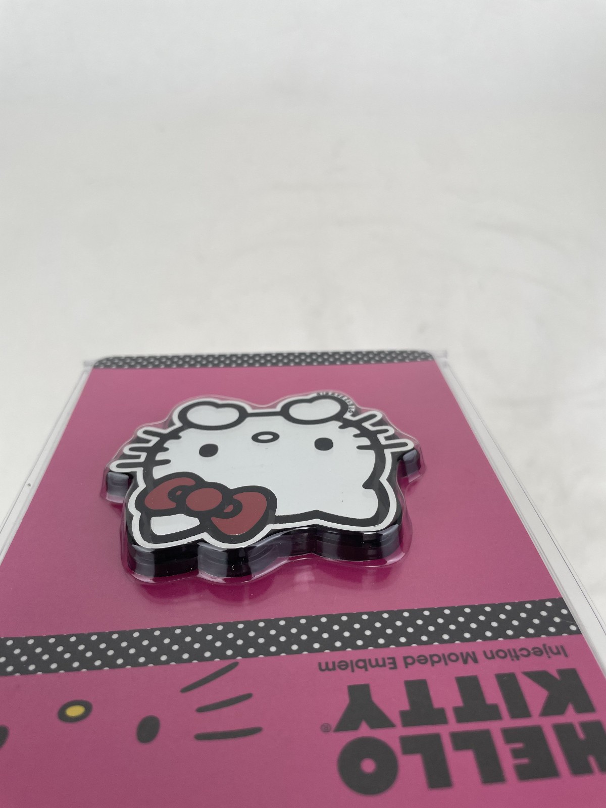Official Licensed Plastic Emble Decal Chrome Sanrio Hello Kitty 2 Pak