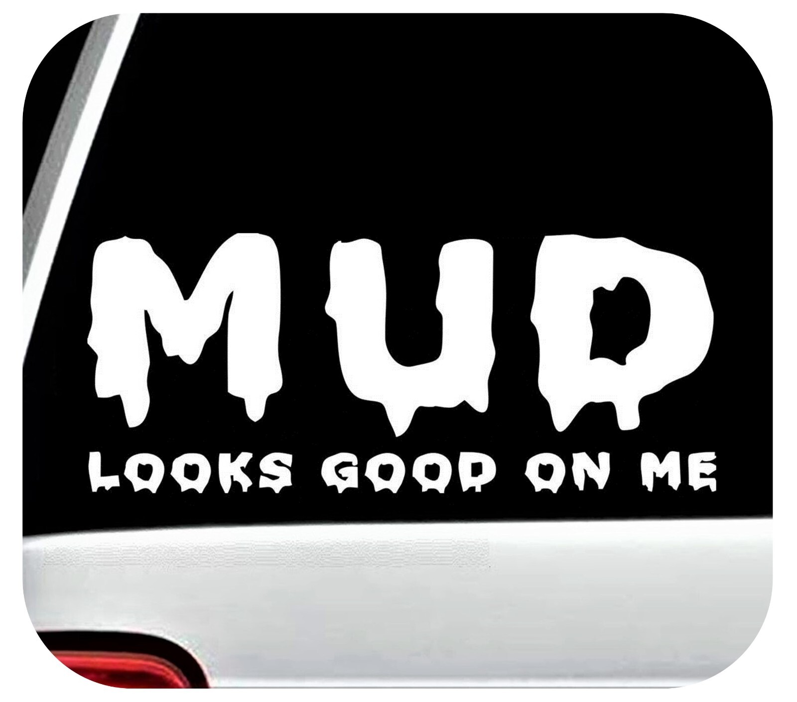 Mud Off Road ATV Racing Decal Sticker Dirt Bike Motocross 4 Wheeler