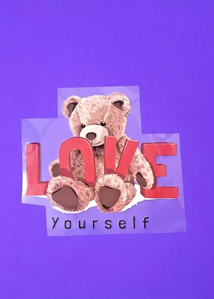 Love Bear Sublimations Iron Stickers For T-shirt Hoodies Jackets (3 Pack)