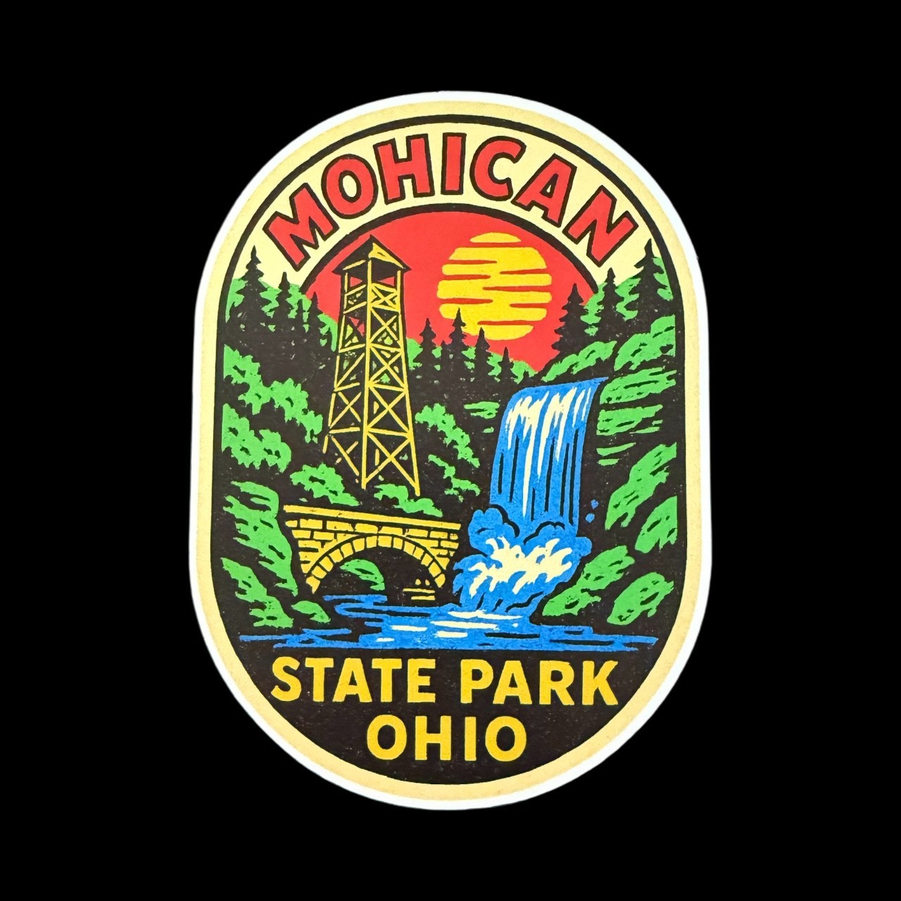 Mohican State Park Ohio Vinyl Decal Sticker 3.75" To 5" Indoor Outdoor