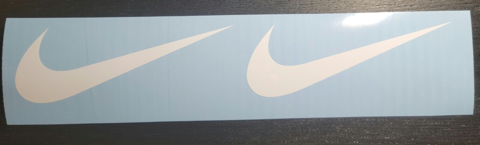 2 Nike Swoosh vinyl Decal Art Sports Basketball Decor Sticker car Truck Windows