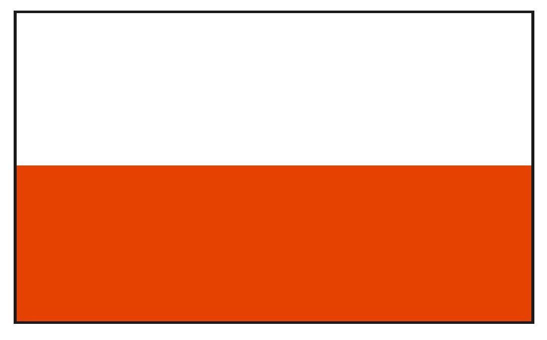 Poland International Flag Sticker Decal F398