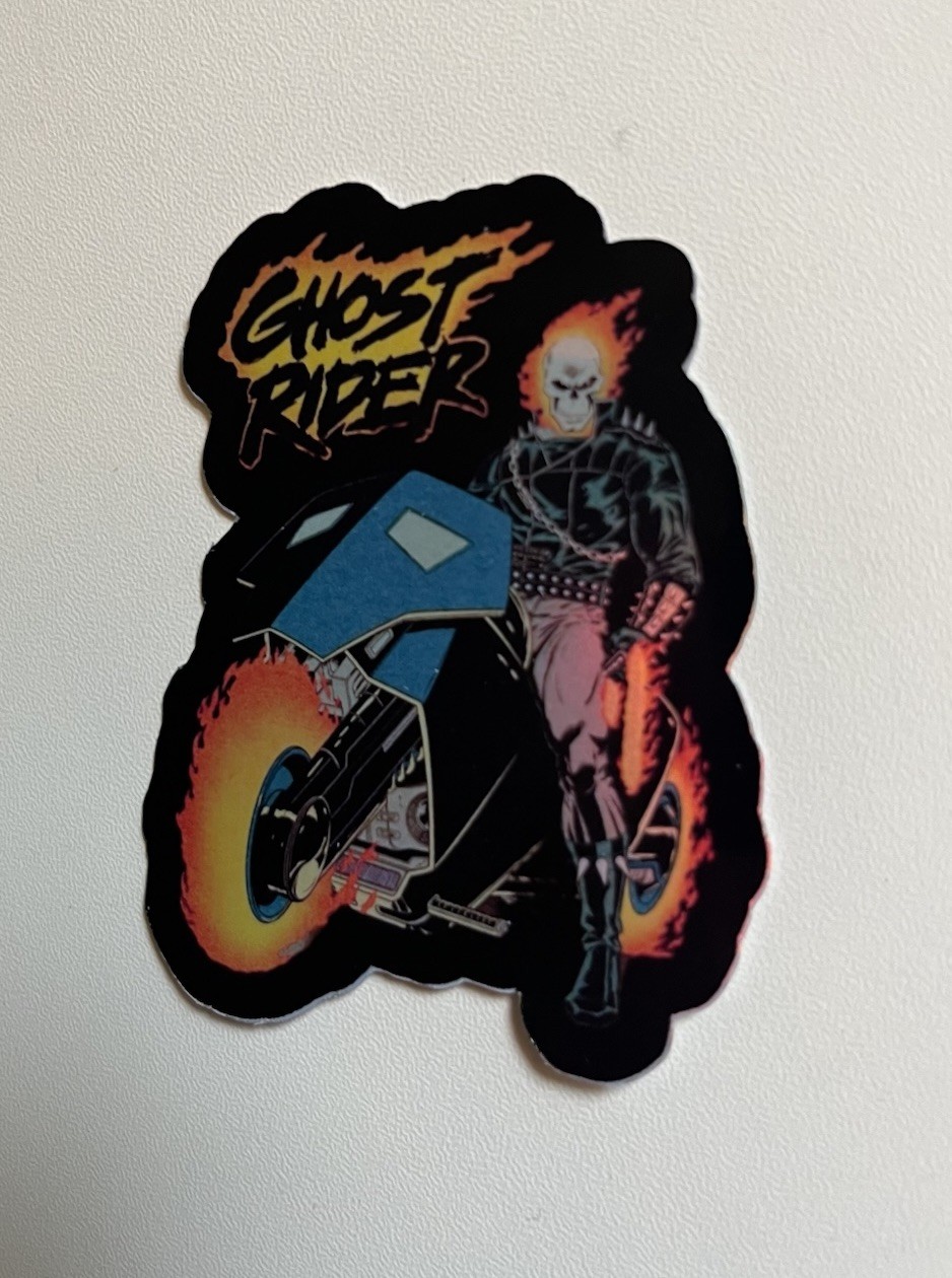 Ghost Rider 3 Inch Waterproof Holographic Sticker
