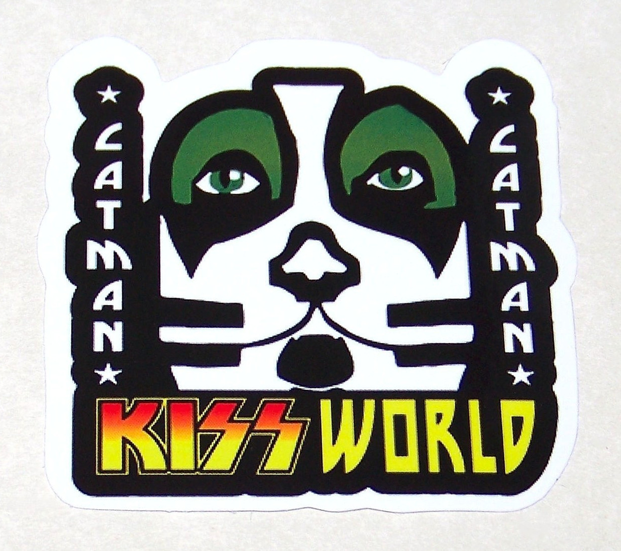 KISS – Logo Die Cut Sticker Decal Music Band Rock Metal KISS Catman