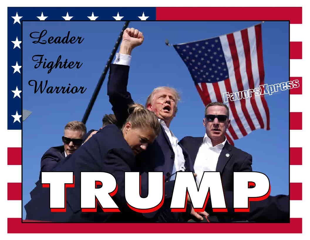 LARGE PRESIDENT TRUMP 2024 FRIDGE MAGNET 5.25 X 4 INCHES REPUBLICAN CAMPAIGN