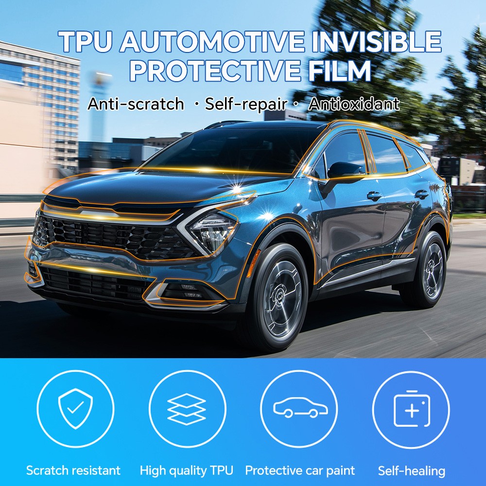 Full Car For KIA Sportage 2023-2024 PreCut Paint Protection Film Gloss TPU PPF