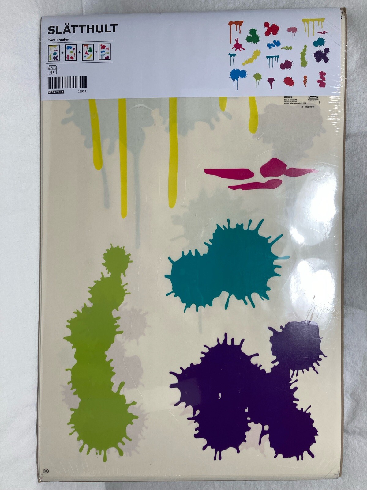IKEA SLATTHULT Wall Stickers Paint Splats 902.789.32 – Tom Frazier – New