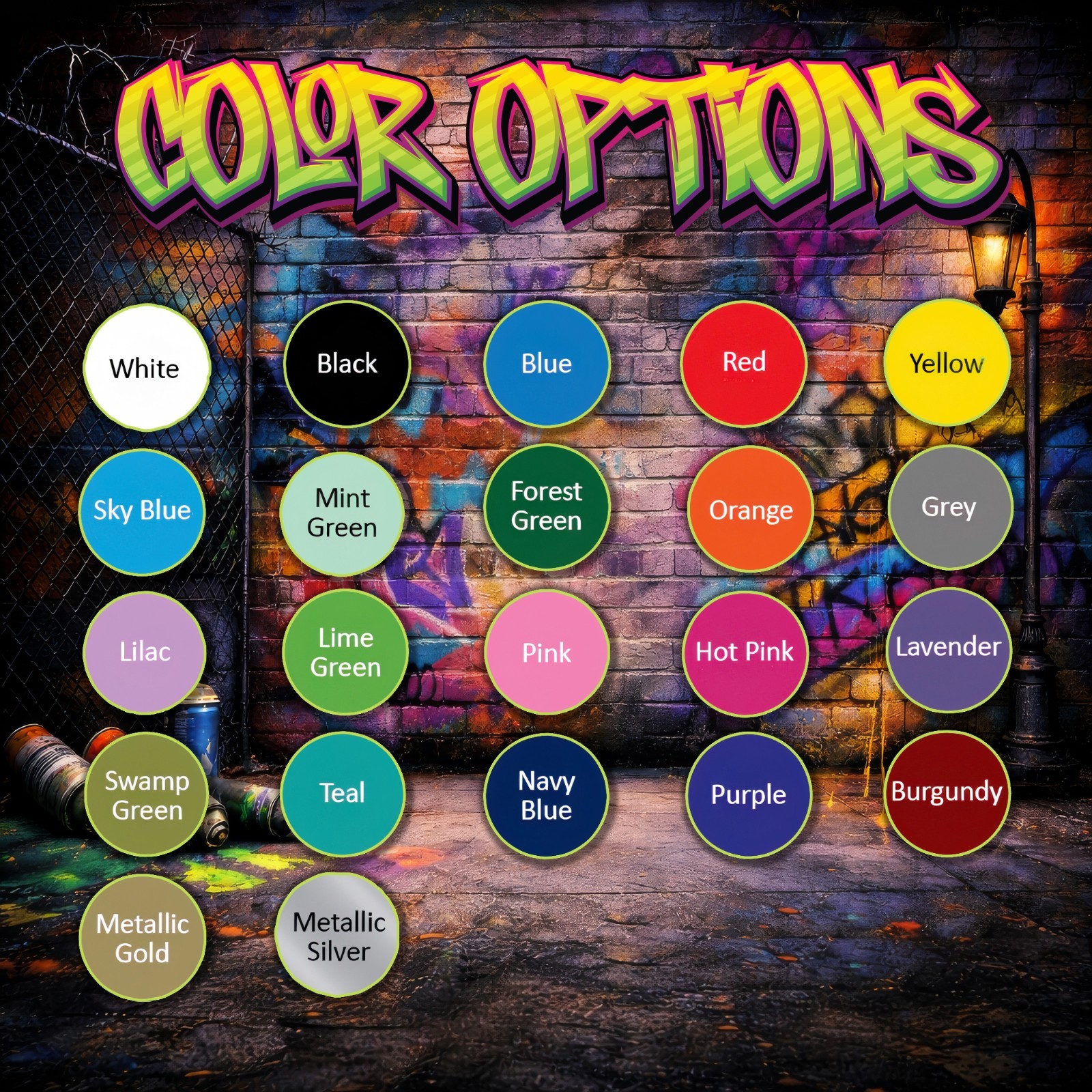 Custom Graffiti Style Name Vinyl Decal Sticker – Choose Size & Color Hip Hop